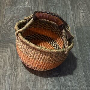Woven Basket with Handle